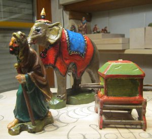 Vollholz Elefant Rohling Treiber